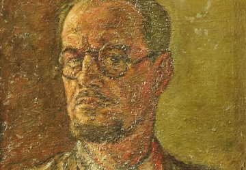 Юстицкий В.М. Автопортрет. 1948. Холст, масло. 49,5х40,5 (СГХМ, Ж-4267)